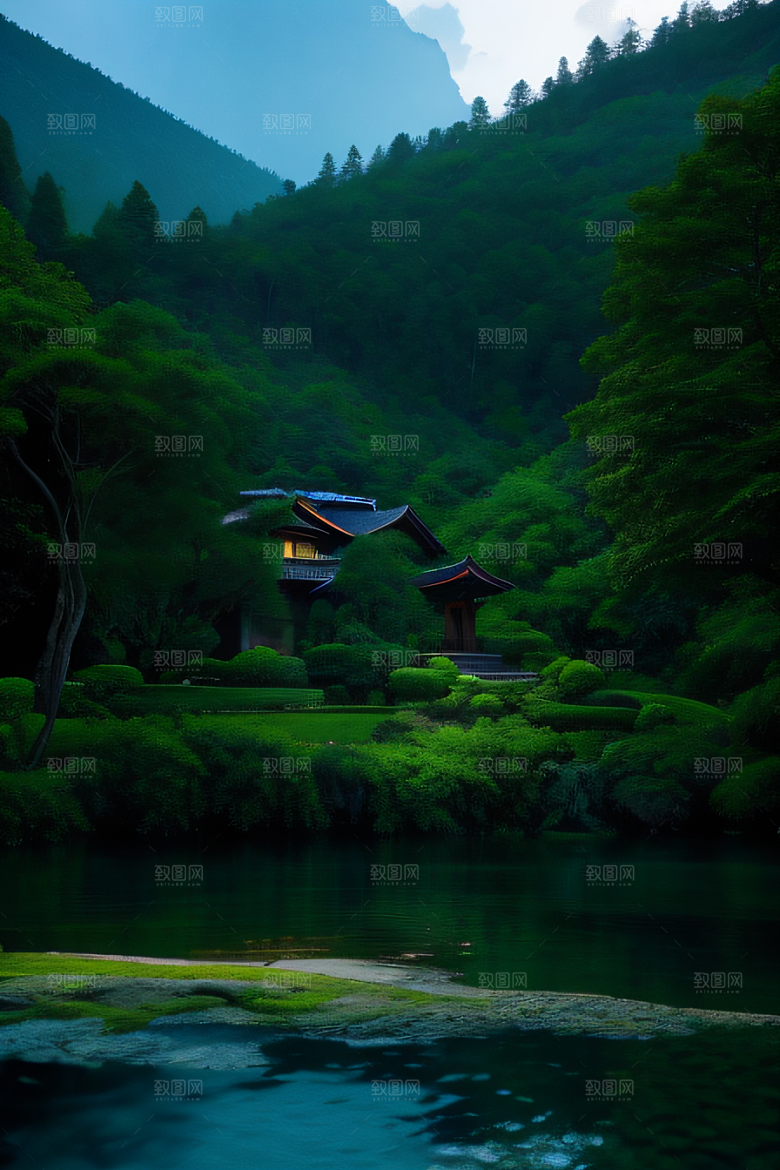 山间别墅与自然相融的宁静之地