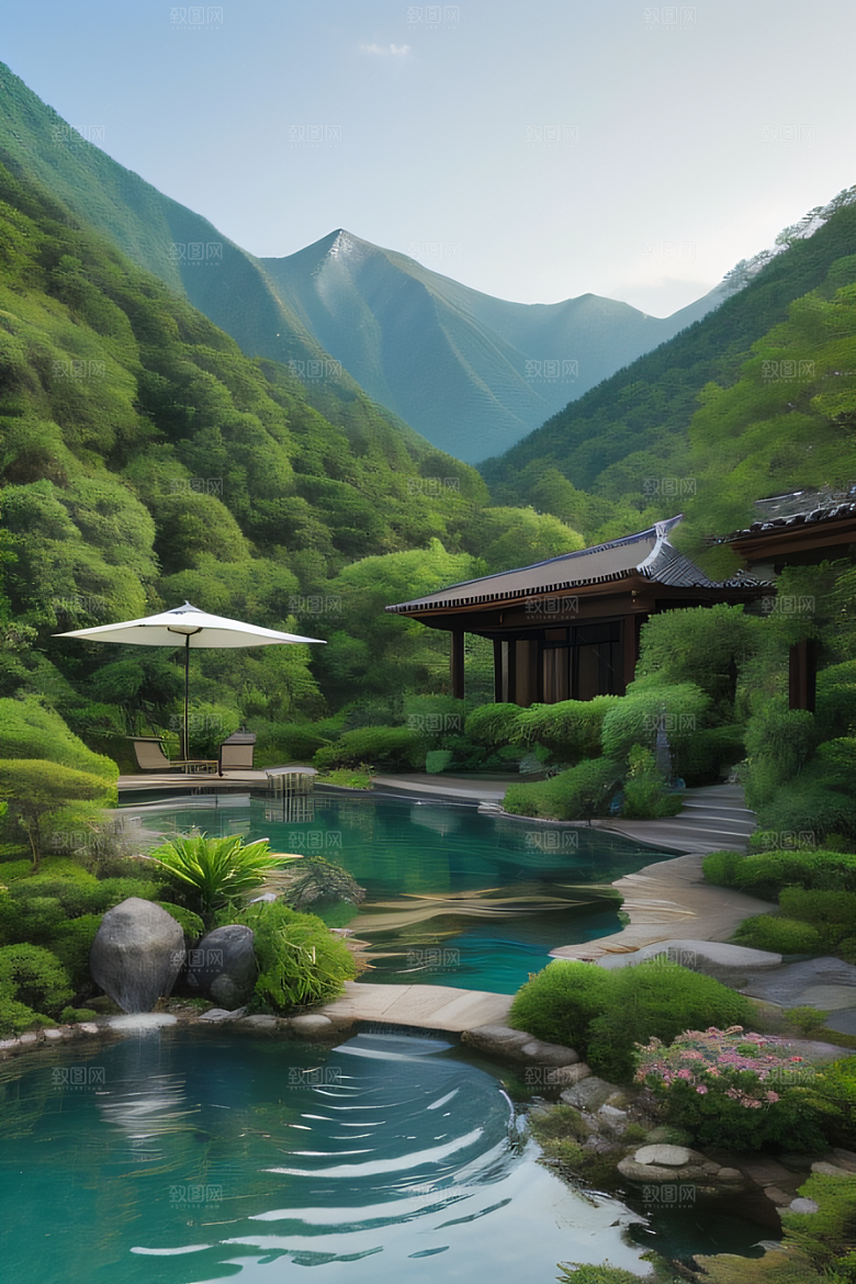 山间别墅与自然相融的宁静之地