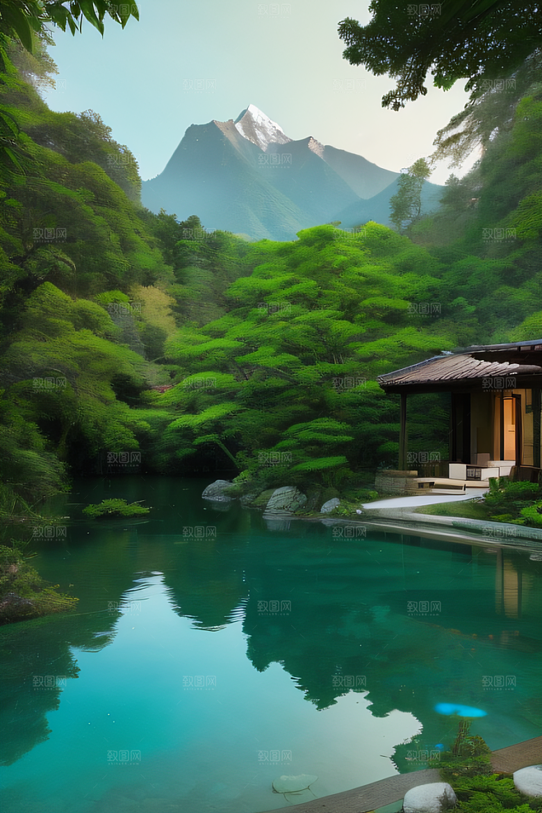 山间别墅与自然相融的宁静之地