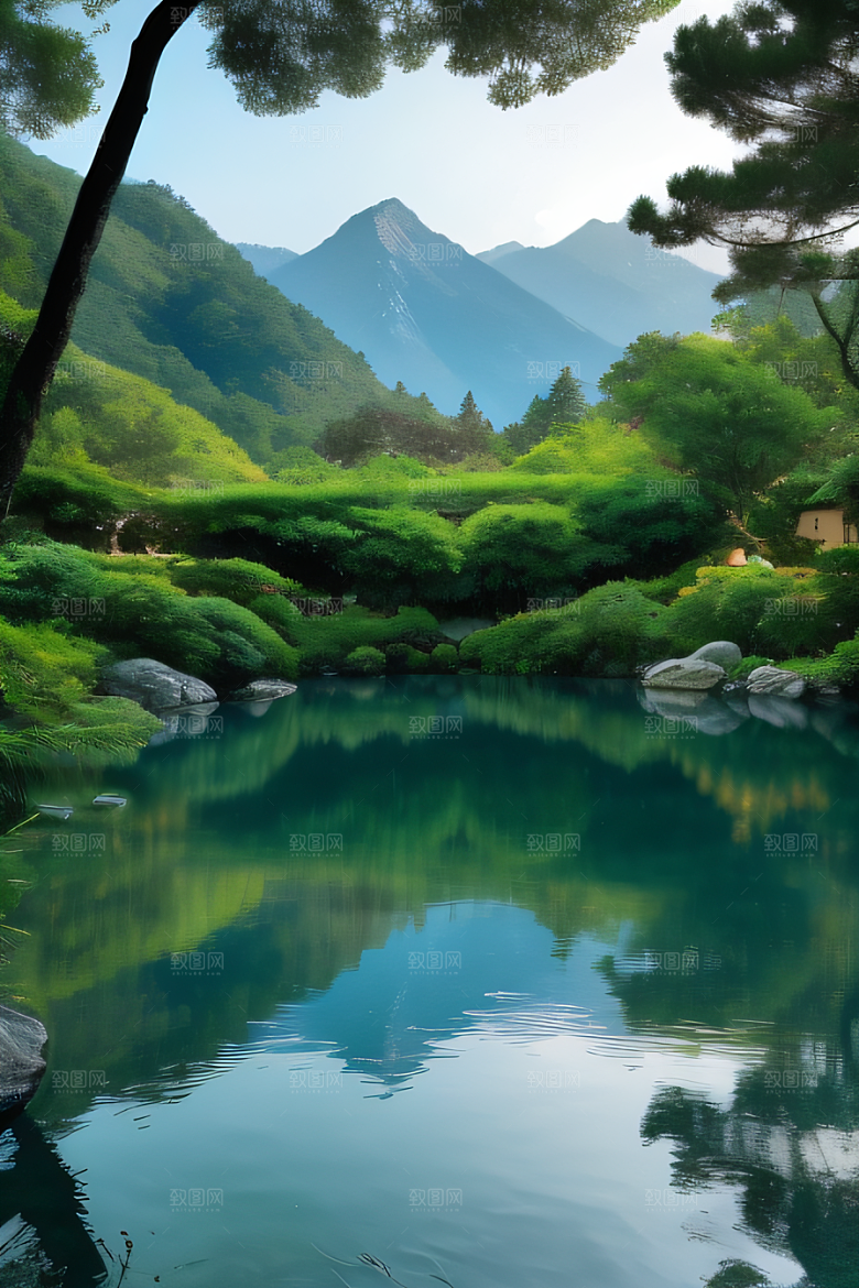 山间别墅与自然相融的宁静之地