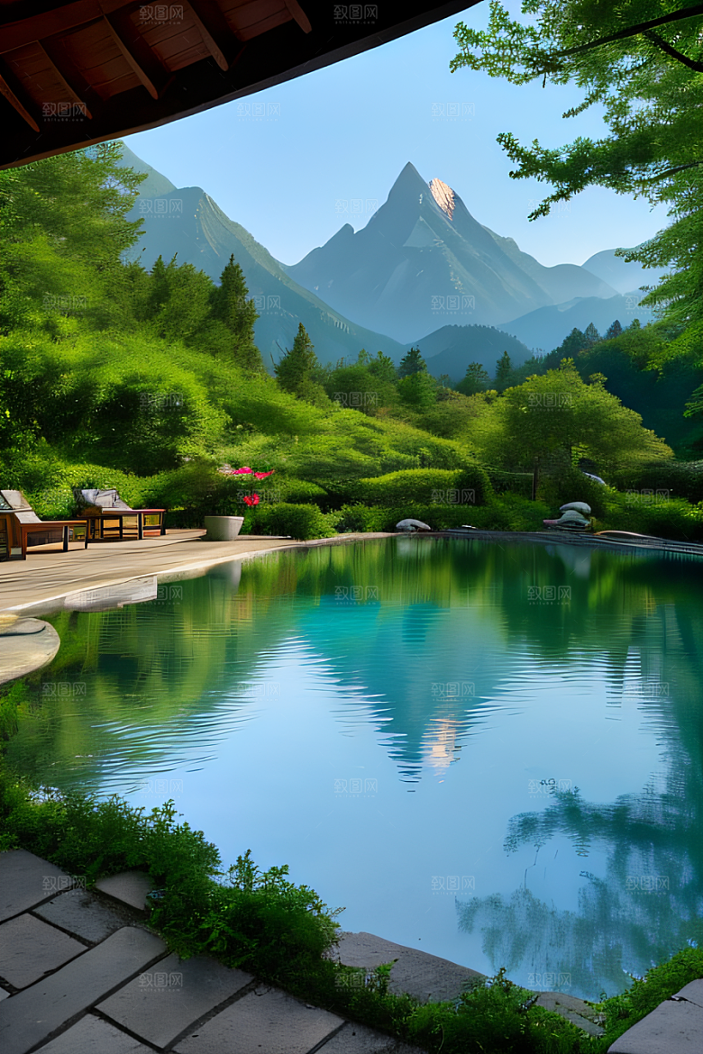 山水佳境别墅中的静谧与景致