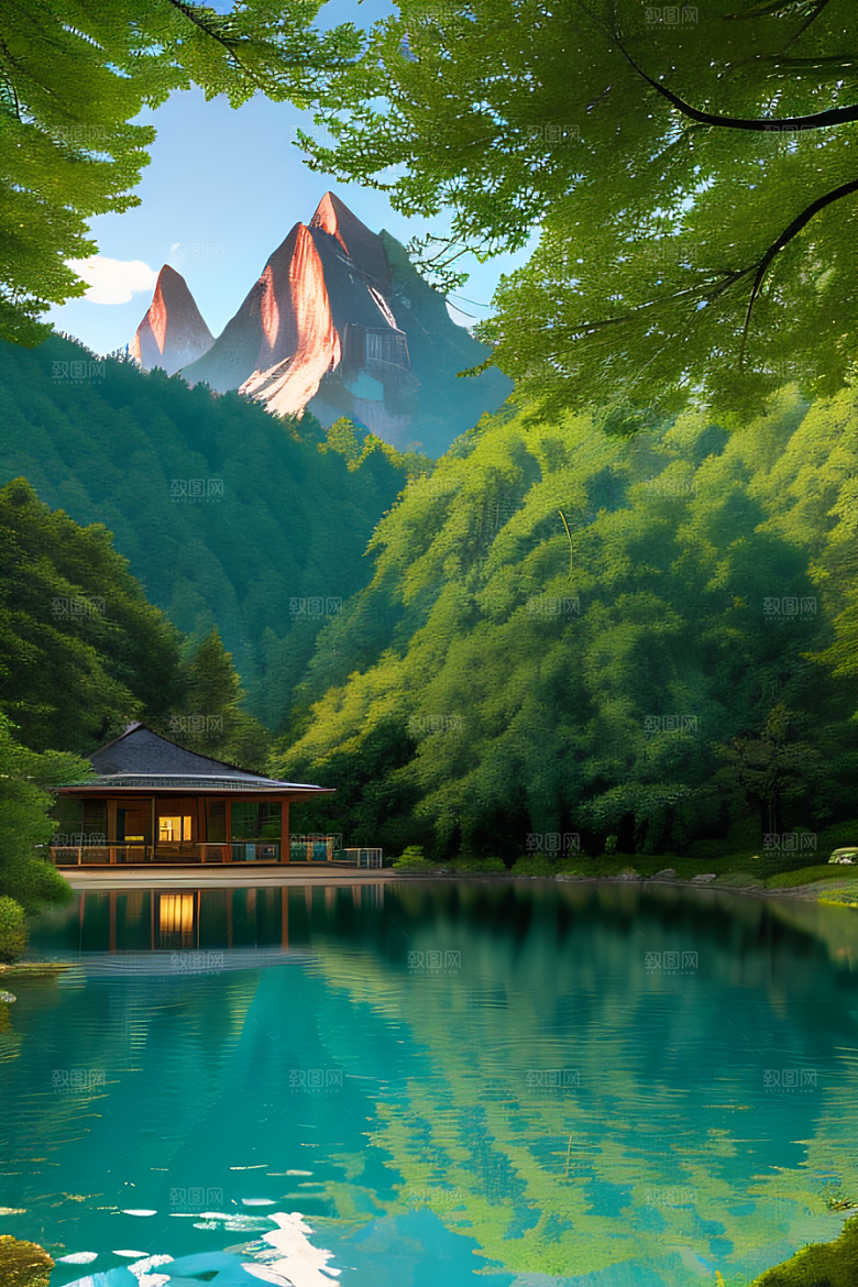 山水佳境别墅中的静谧与景致