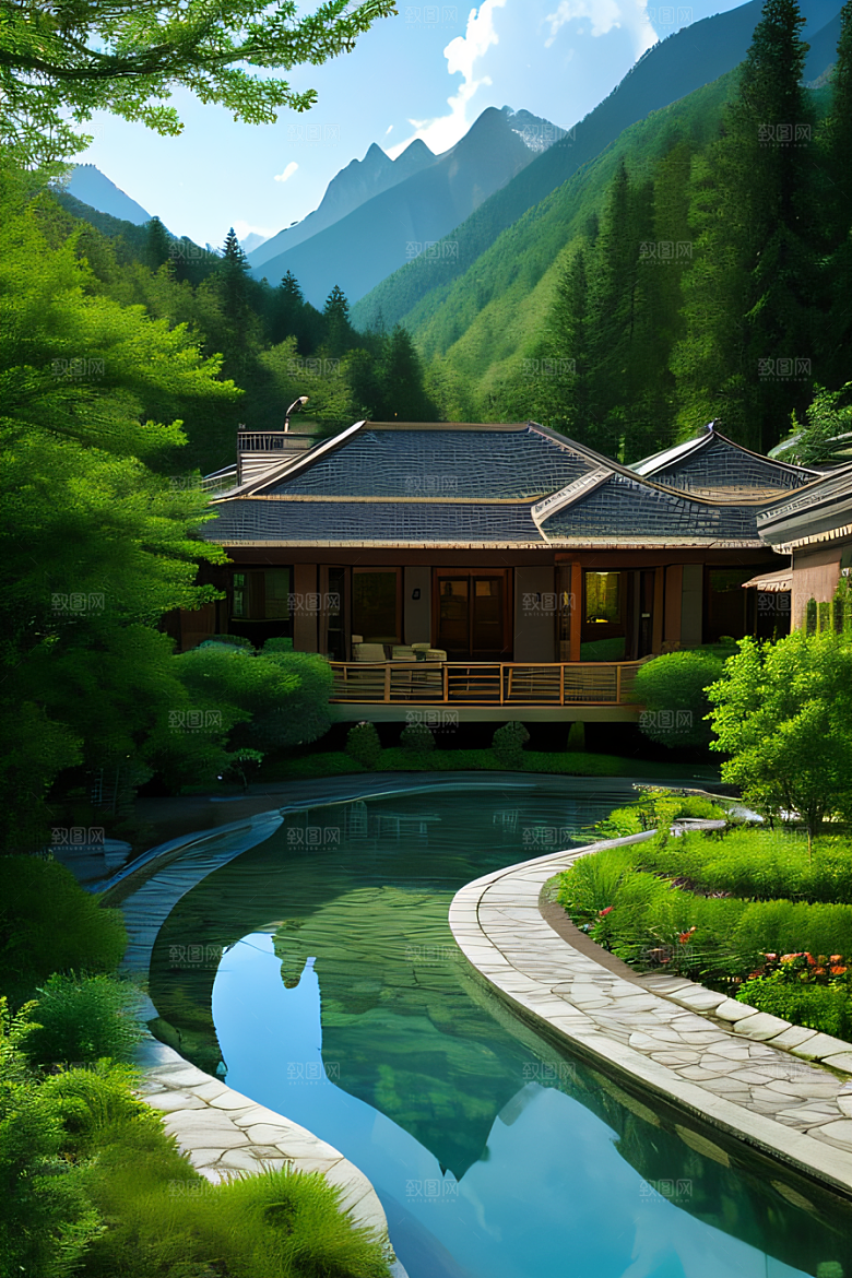 山水佳境别墅中的静谧与景致