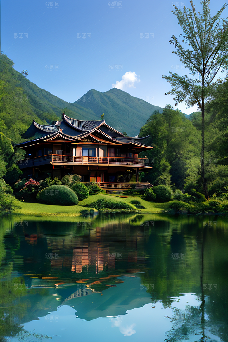 山水佳境别墅中的静谧与景致