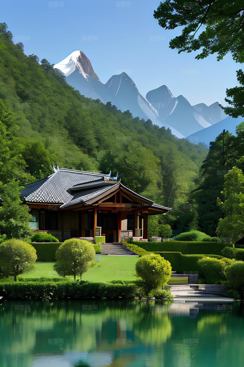 山间别墅与自然相融的宁静之地