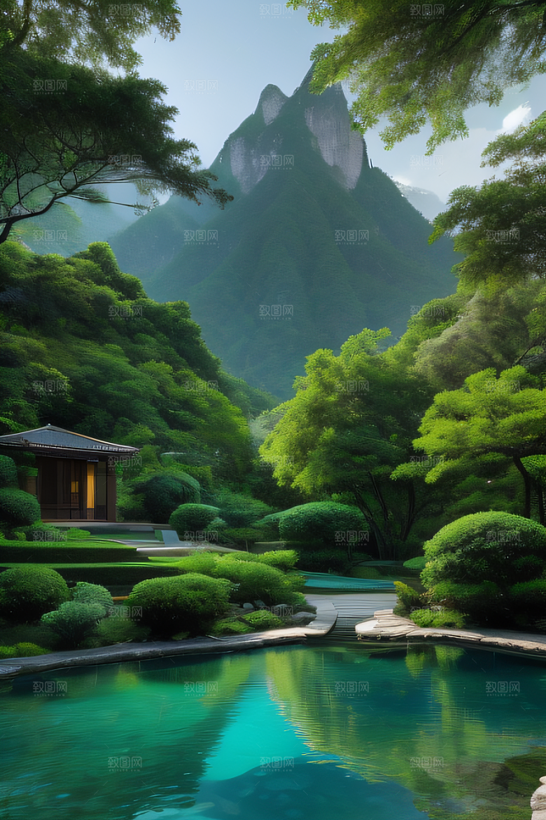 山水人居静谧山间别墅的完美融合