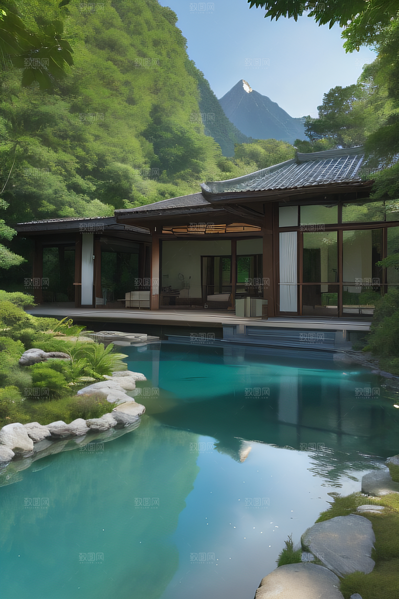 山水人居静谧山间别墅的完美融合