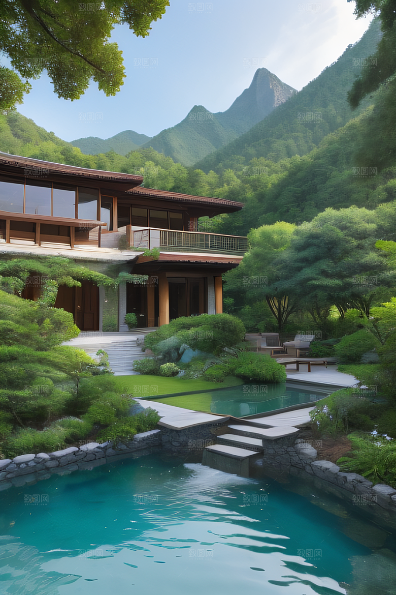 山水佳境别墅中的静谧与景致