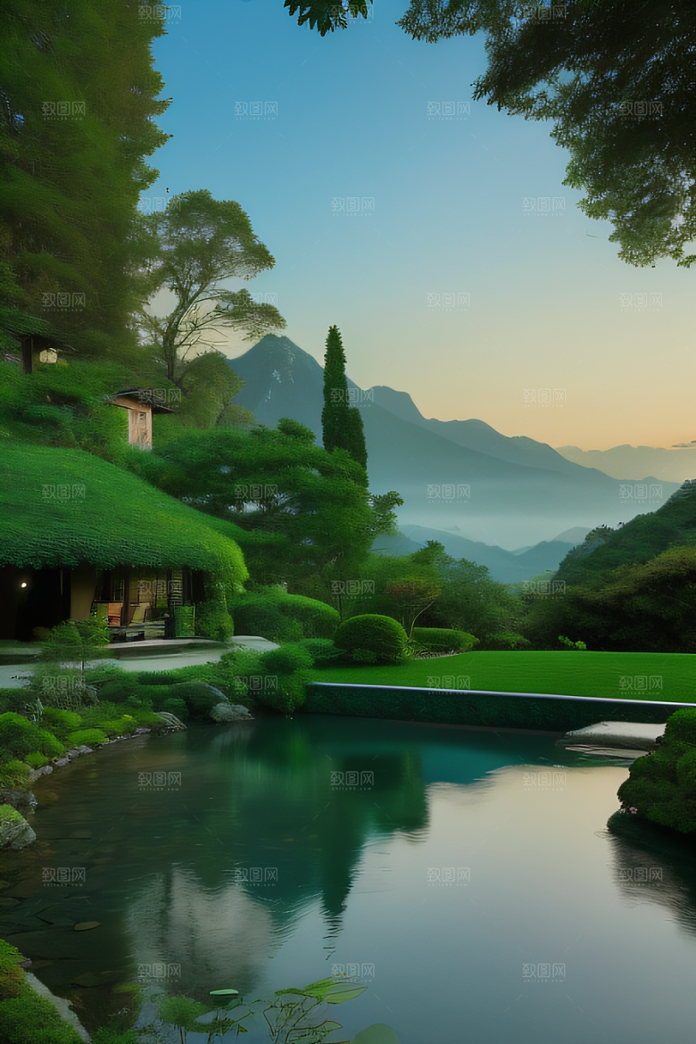 山水佳境别墅中的静谧与景致