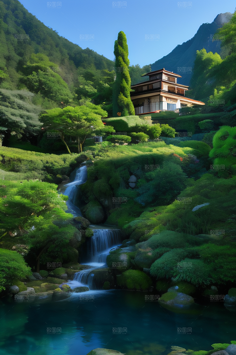 山水佳境别墅中的静谧与景致