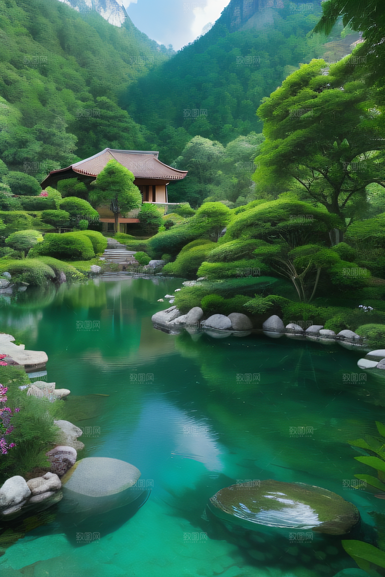 山水佳境别墅中的静谧与景致