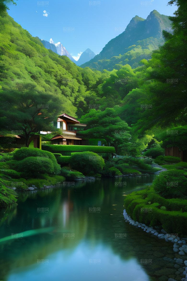 山水佳境别墅中的静谧与景致