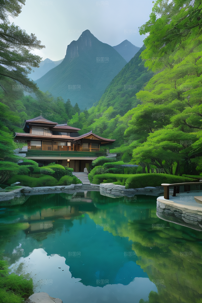 山水佳境别墅中的静谧与景致
