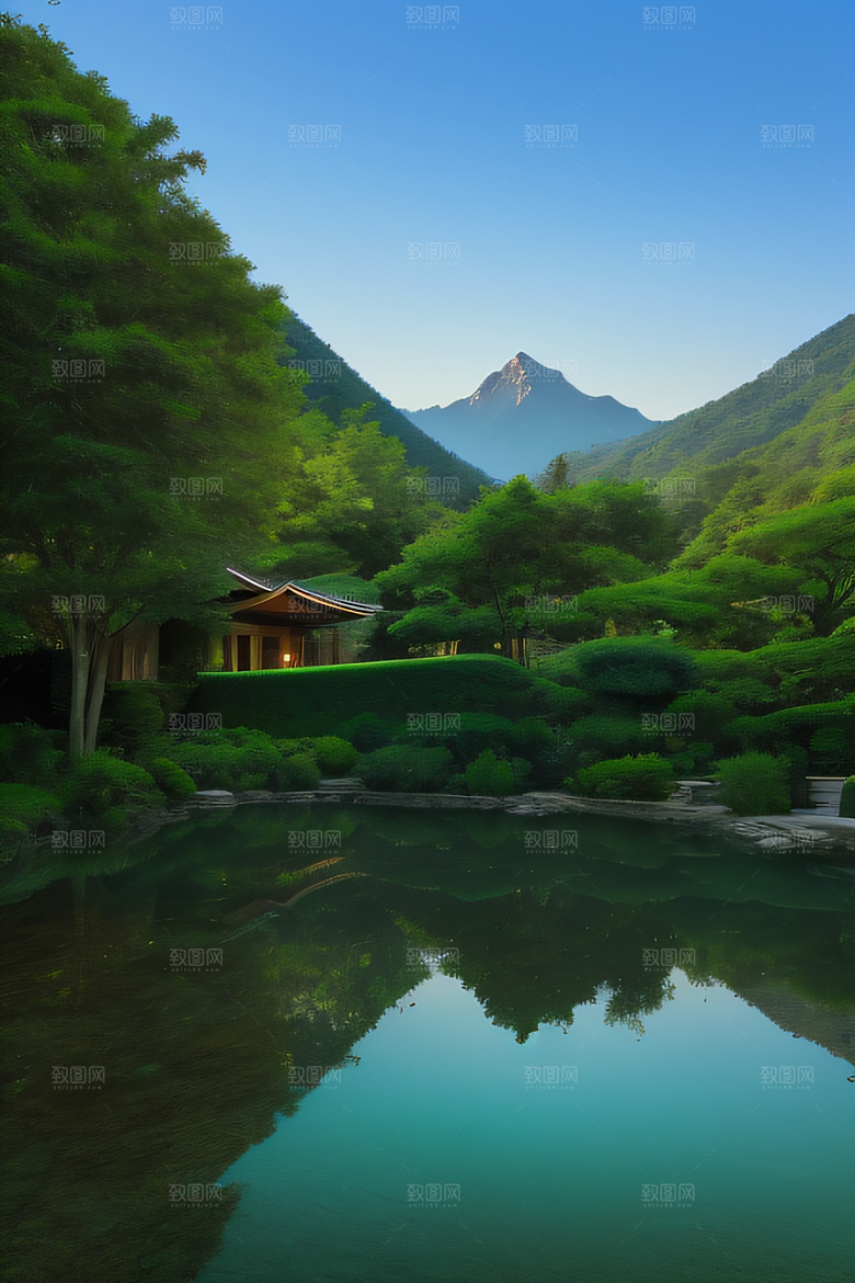山水佳境别墅中的静谧与景致