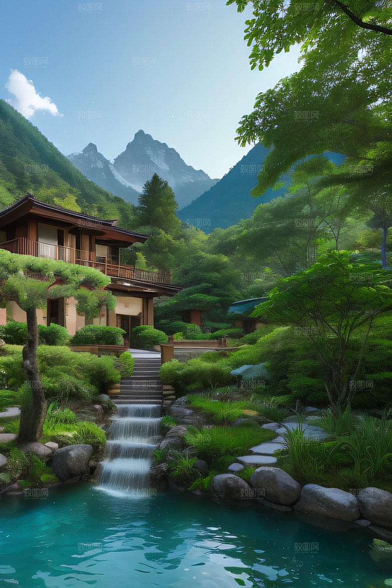 山水佳境别墅中的静谧与景致