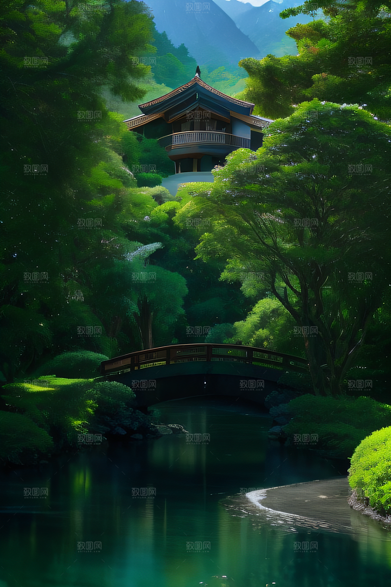 山间别墅与自然相融的宁静之地