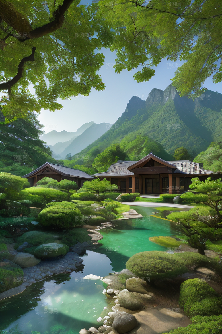山间别墅与自然相融的宁静之地