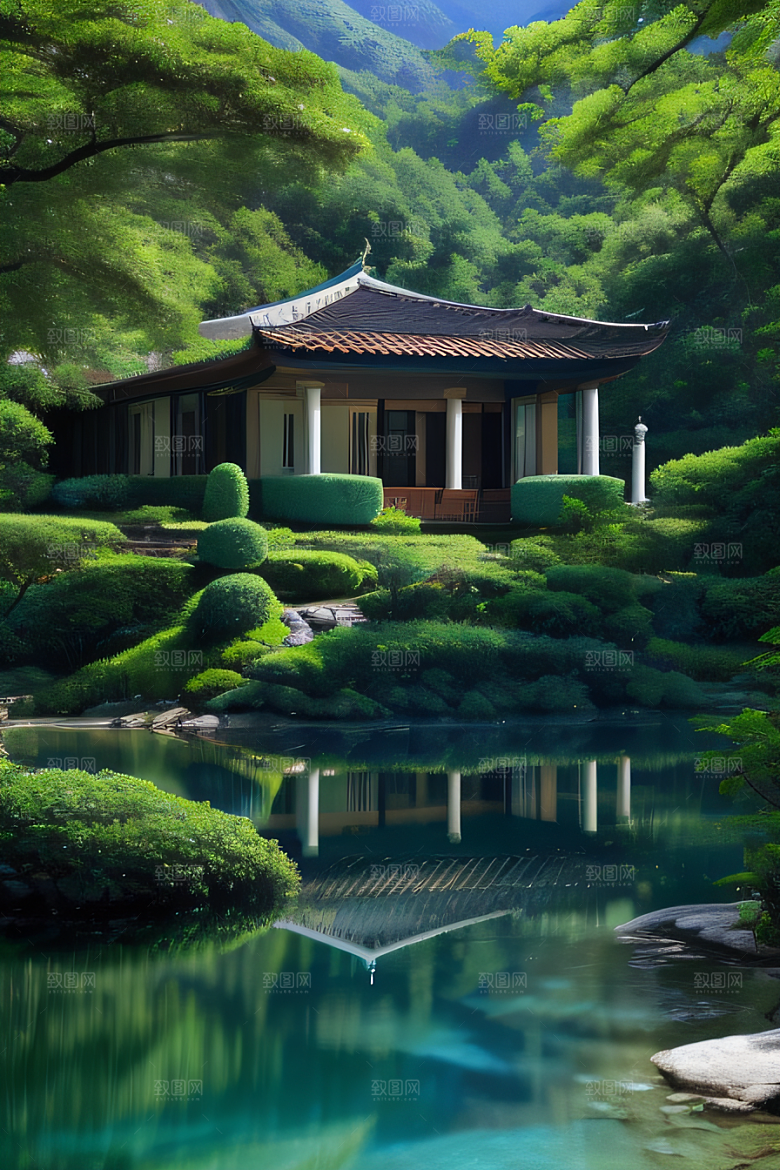 山水佳境别墅中的静谧与景致
