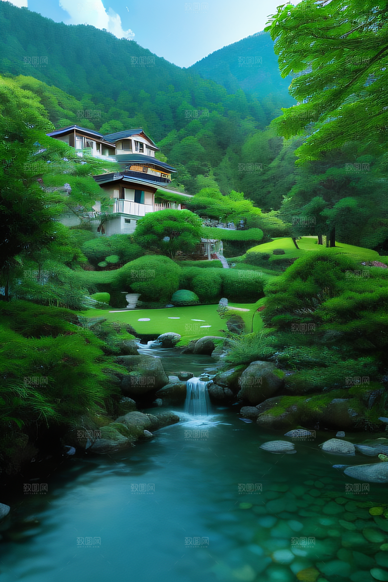山水佳境别墅中的静谧与景致