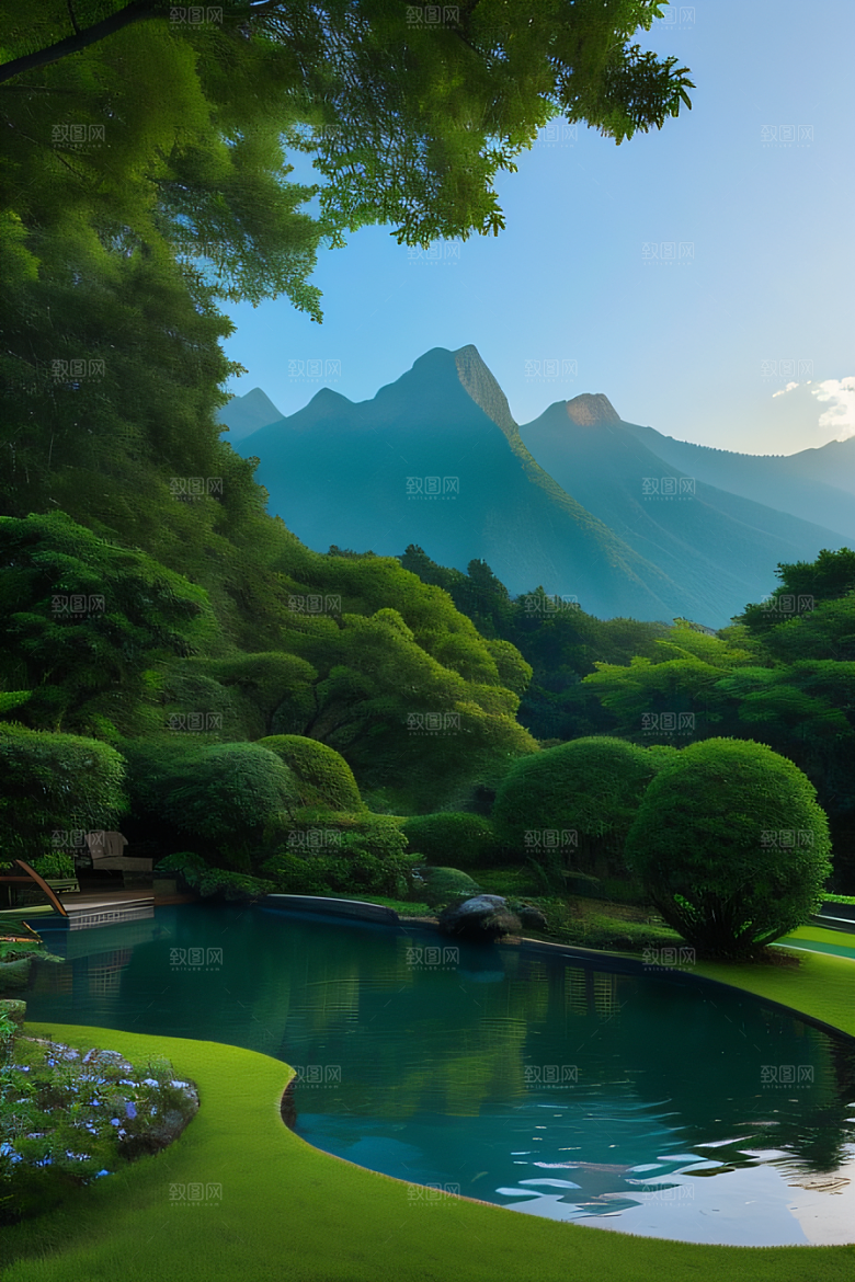 山水佳境别墅中的静谧与景致