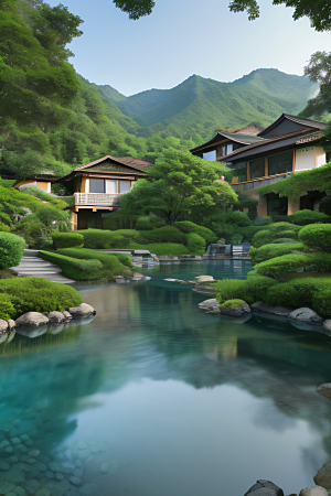 山水佳境别墅中的静谧与景致