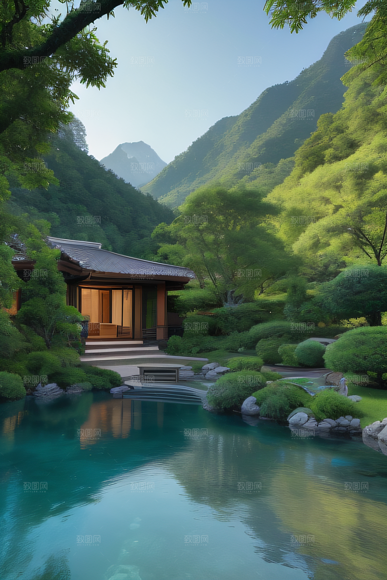 山水佳境别墅中的静谧与景致