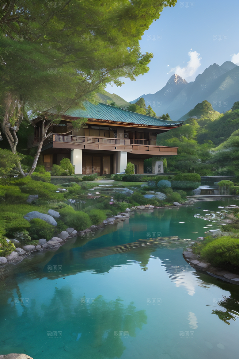 山水佳境别墅中的静谧与景致
