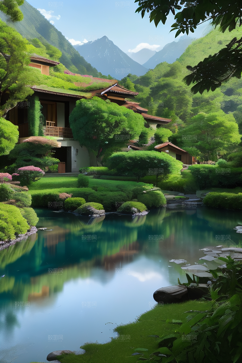 山水佳境别墅中的静谧与景致
