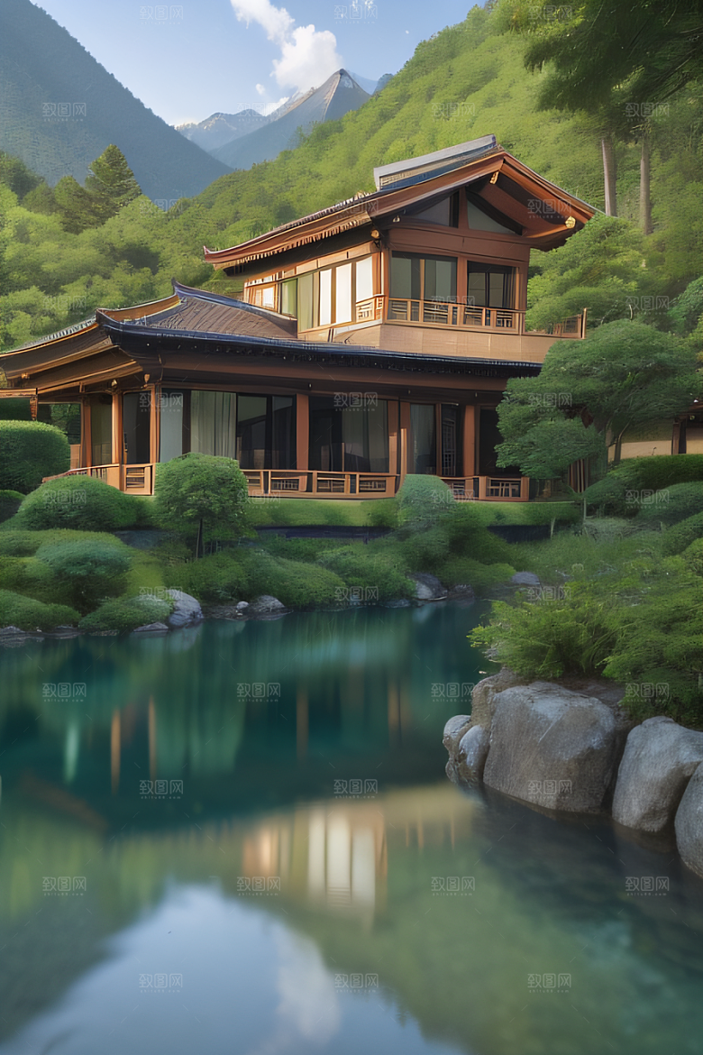 山水佳境别墅中的静谧与景致