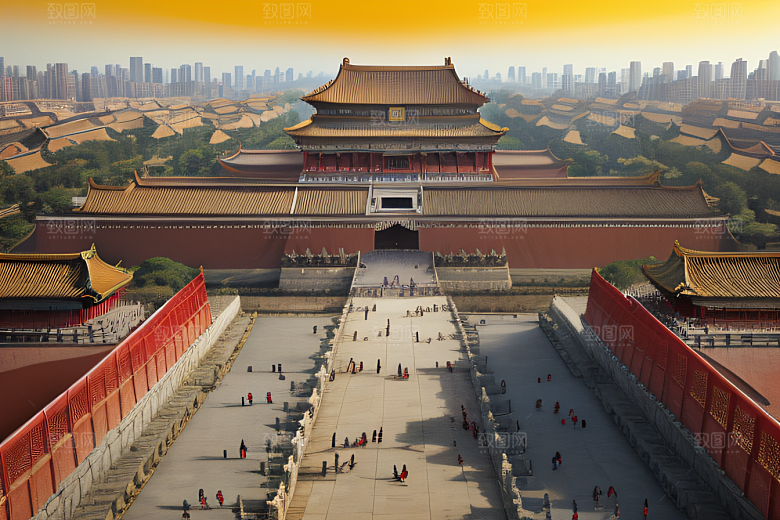 北京故宫中国辉煌与文化的见证