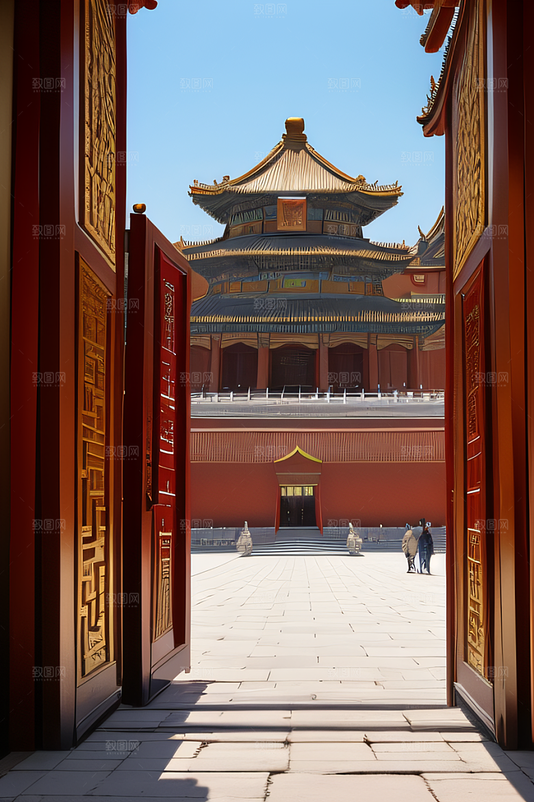 顾恺之笔下的中国传统建筑风格紫禁城的魅力