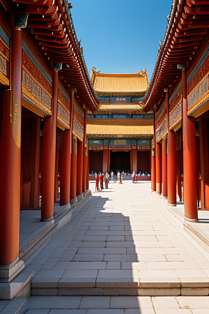 顾恺之笔下的中国传统建筑风格紫禁城的魅力