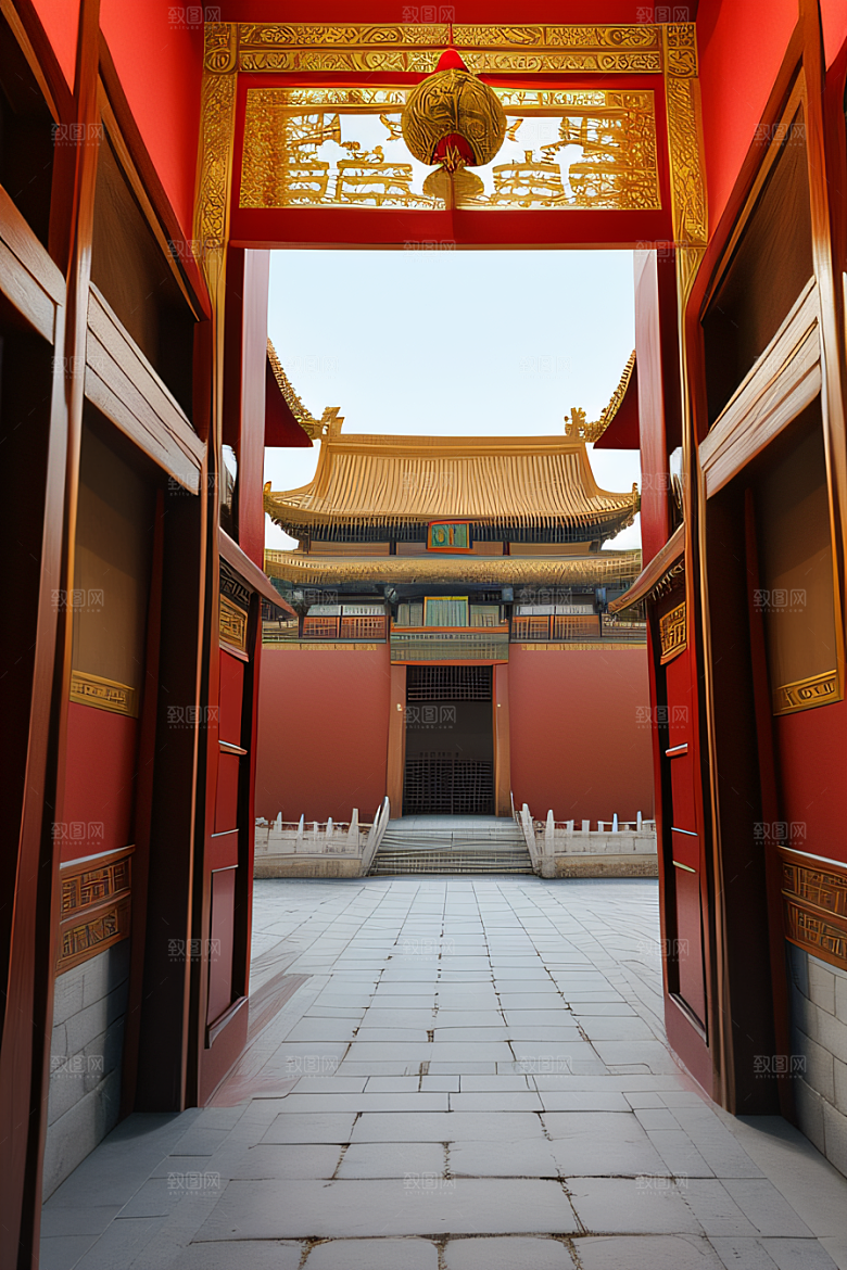 红墙金瓦的华丽风采北京故宫的独特魅力