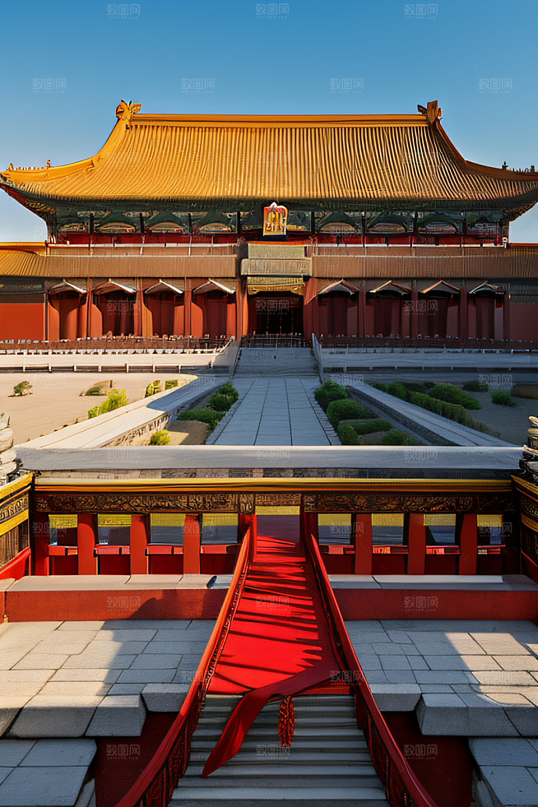红墙金瓦的华丽风采北京故宫的独特魅力