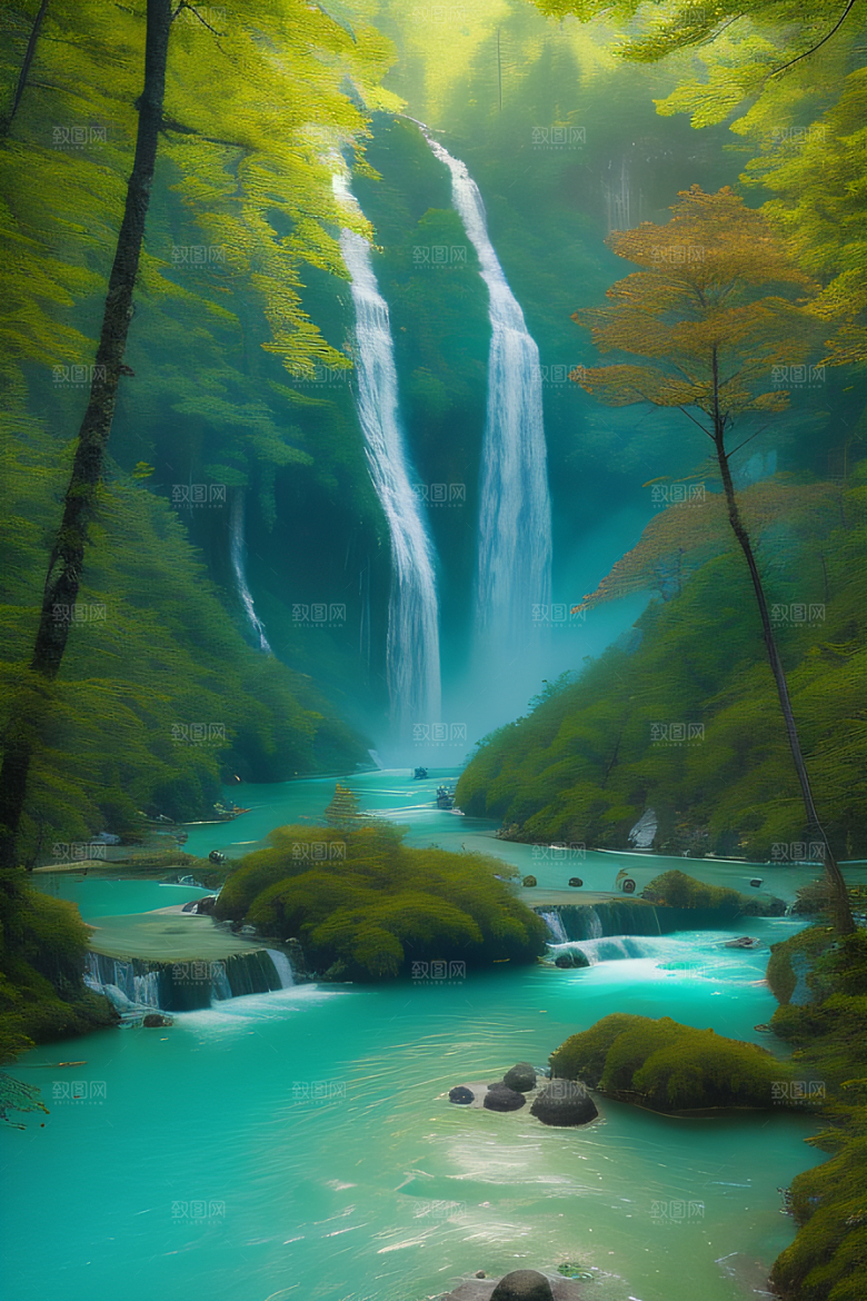 梦幻之旅九寨沟的迷人风景