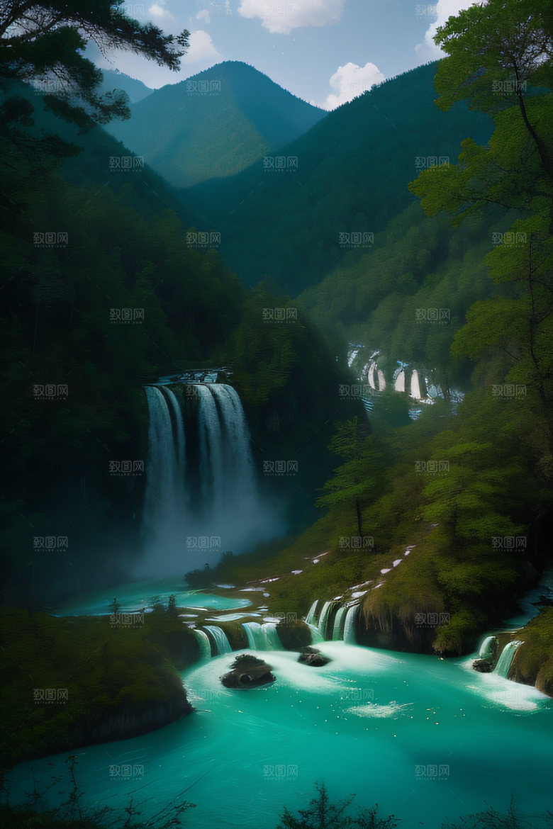 梦幻之旅九寨沟的迷人风景