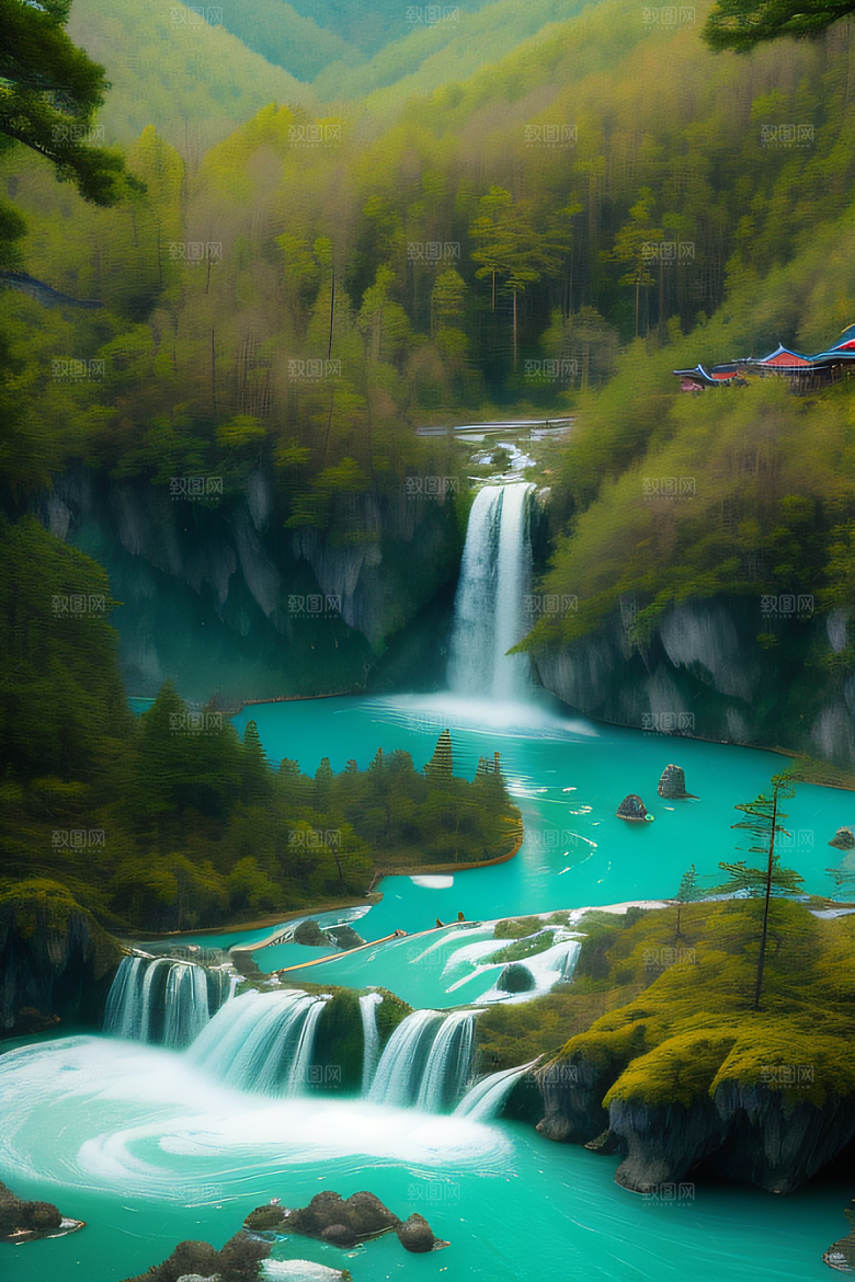 梦幻之旅九寨沟的迷人风景