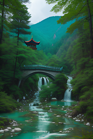 梦幻之旅九寨沟的迷人风景