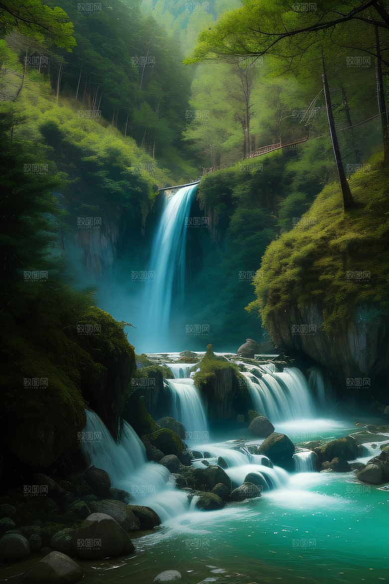 碧绿湖泊与巍峨群山九寨沟的视觉盛宴