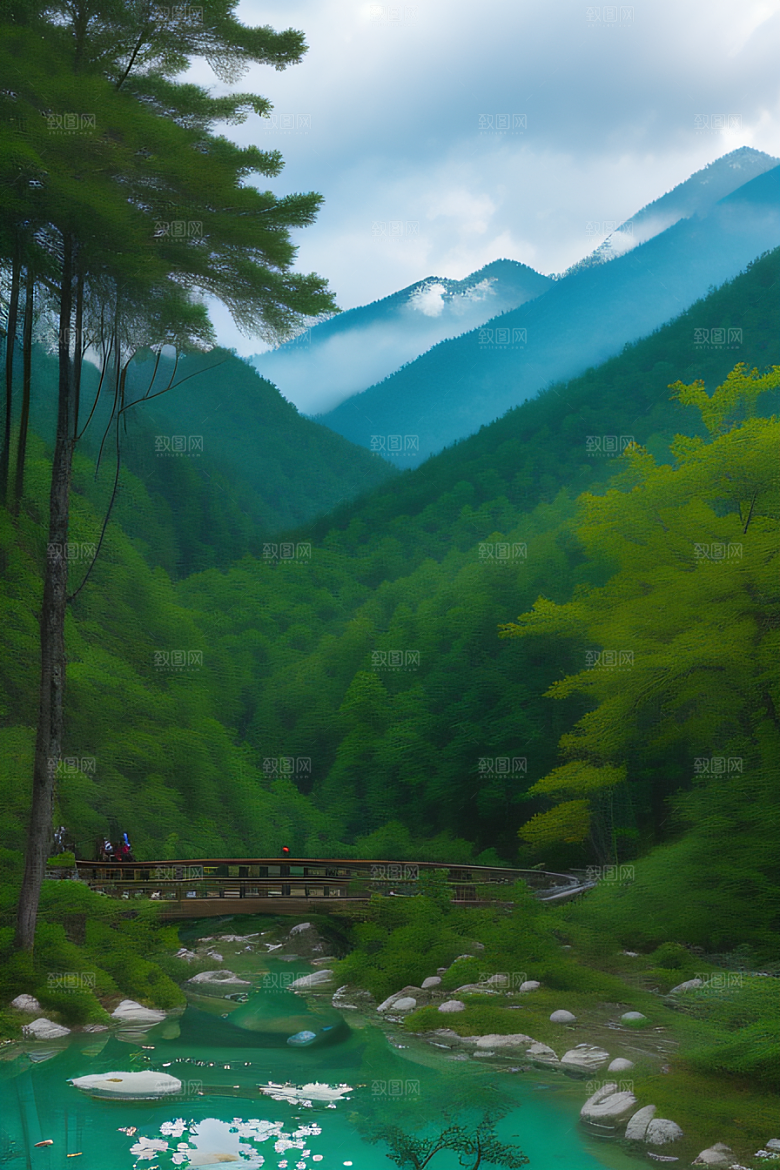 神秘而迷人的九寨沟自然魅力的巅峰之作