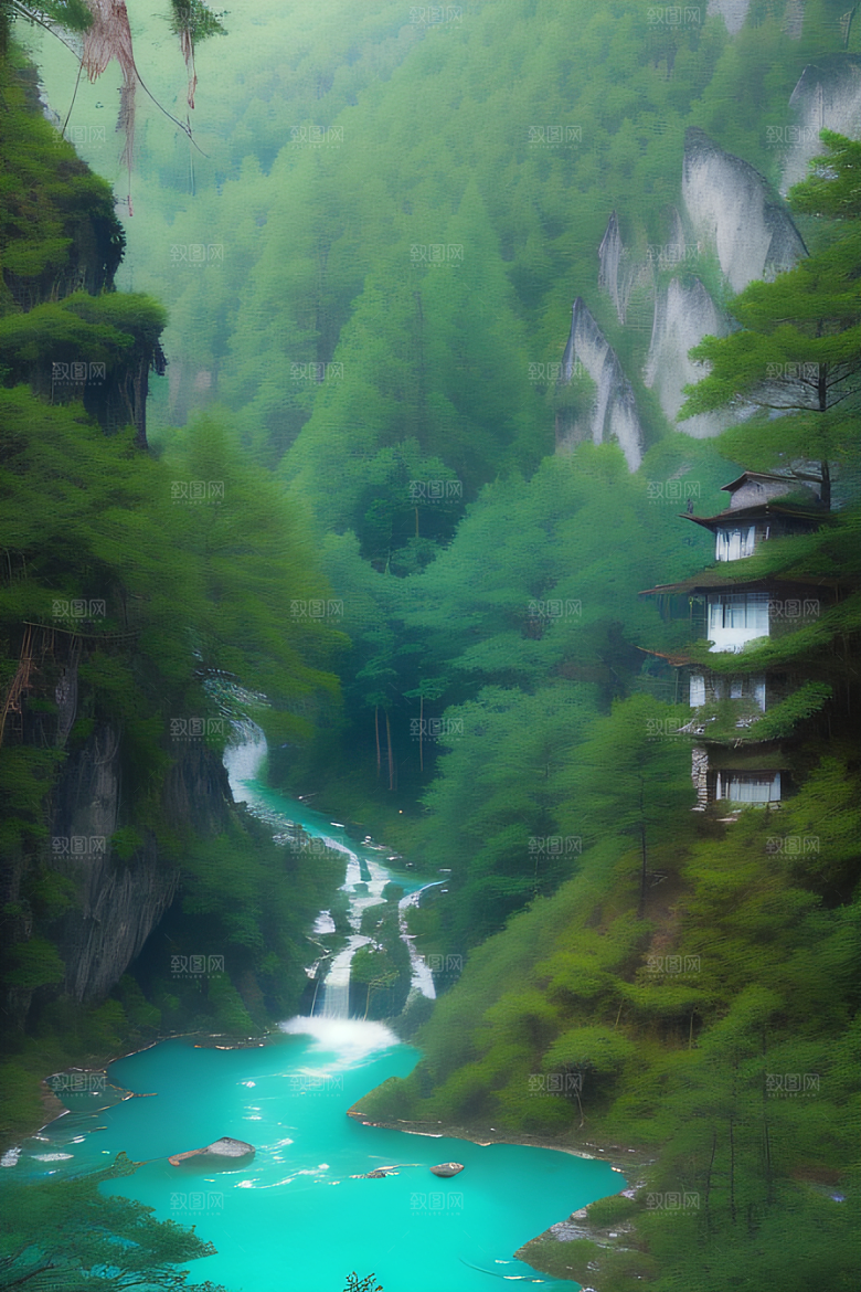 神秘而迷人的九寨沟自然魅力的巅峰之作