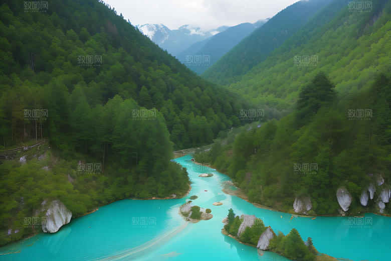 神秘而迷人的九寨沟自然魅力的巅峰之作
