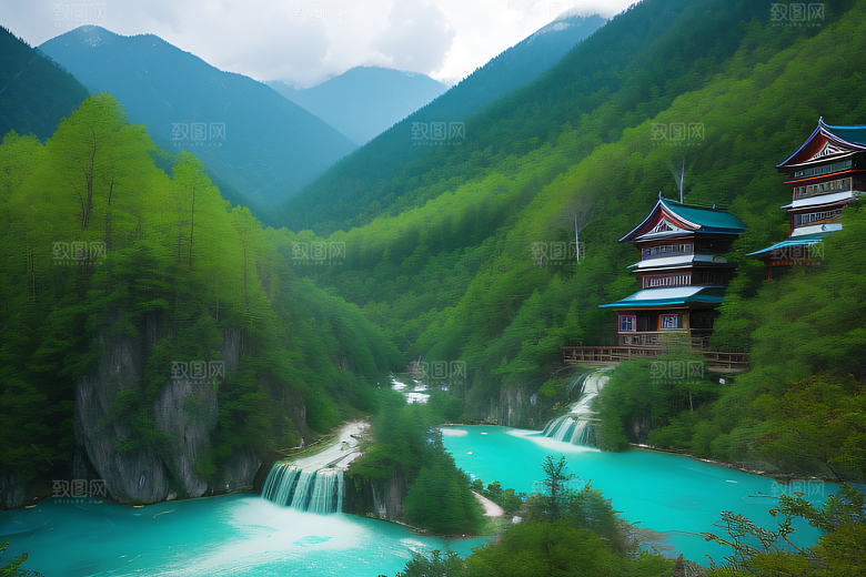 自然之美九寨沟的心灵之旅