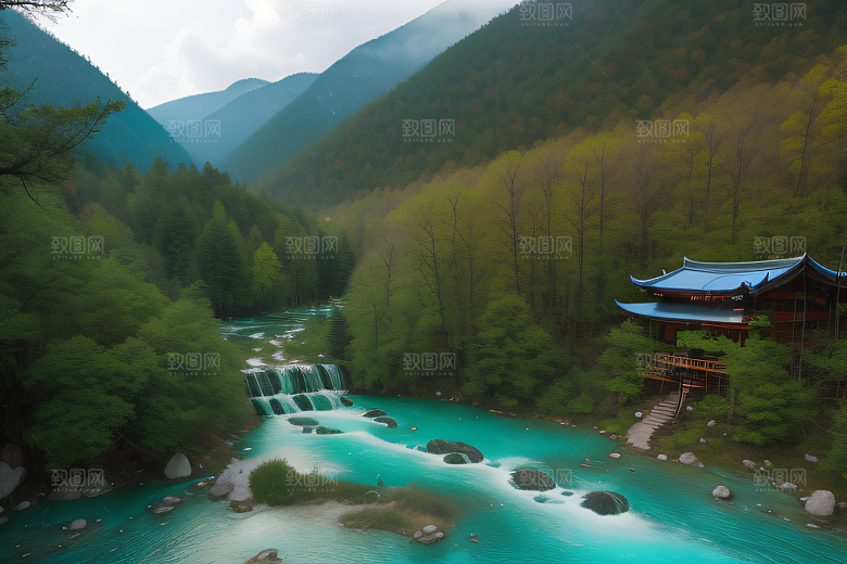 自然之美九寨沟的心灵之旅