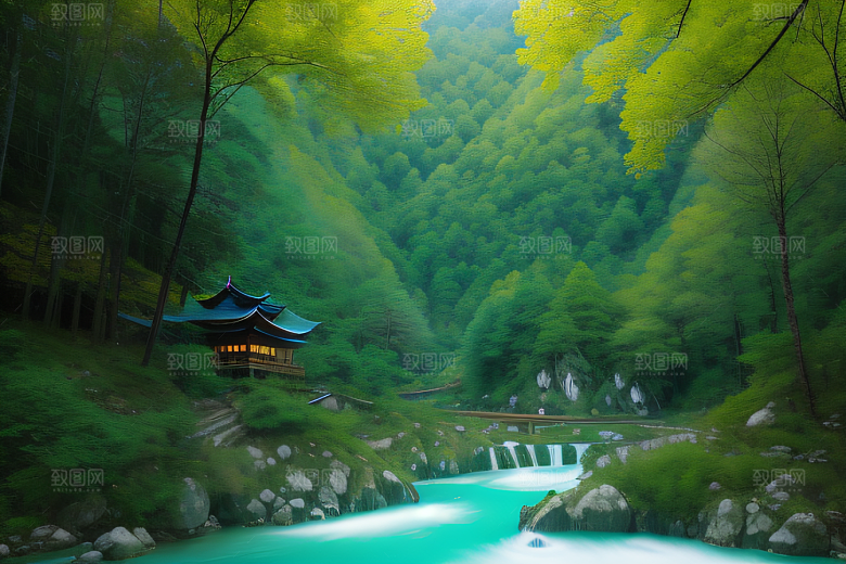 自然之美九寨沟的心灵之旅