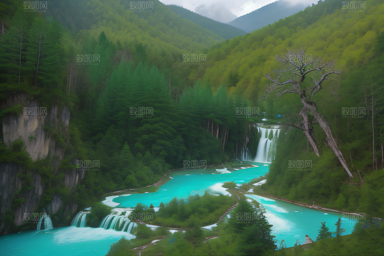 自然之美九寨沟的心灵之旅