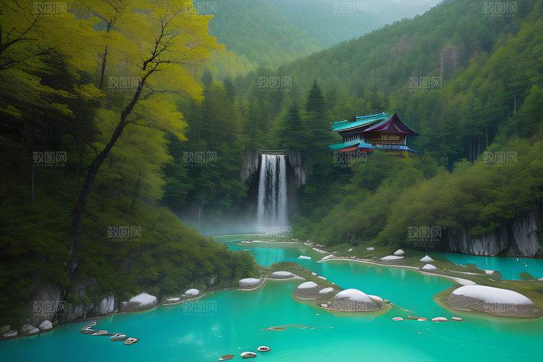 自然之美九寨沟的心灵之旅