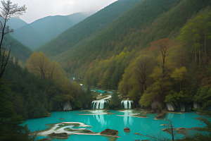 自然之美九寨沟的心灵之旅