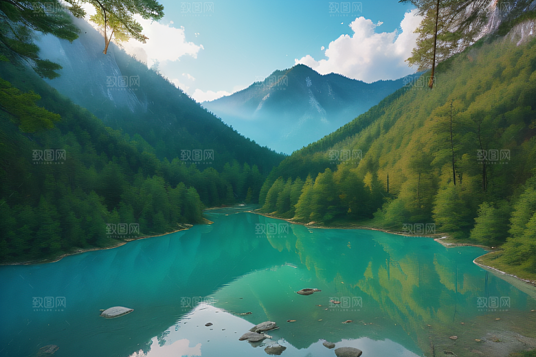 自然之美九寨沟的心灵之旅
