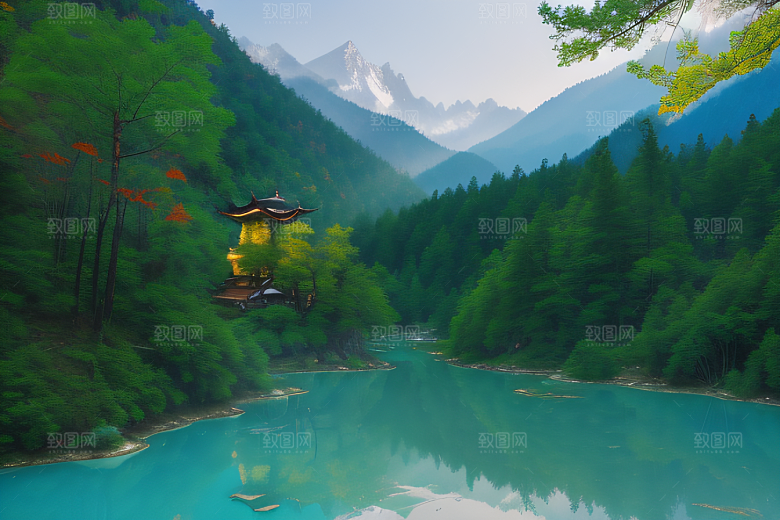 自然之美九寨沟的心灵之旅